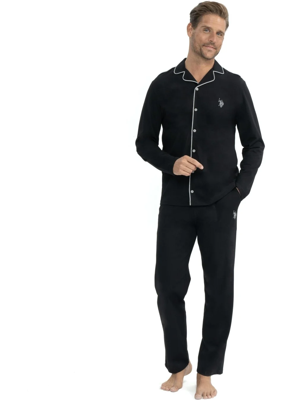 U.S. Polo Assn. Men's Pajama Set, 50% Modal 50% Cotton