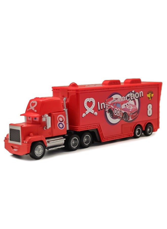 Generic 57 Mixed Batch Car Story Uncle Mai Container Truck Children's Toy Car Model Ornaments Toys-Color:Container Truck No. 00  - Image 1