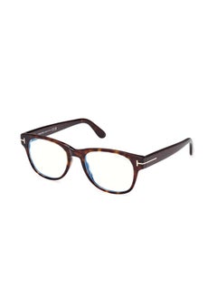 Men's Square Blue Light Filter Eyeglasses - TF5898B 052 52 - Lens Size: 57 Mm