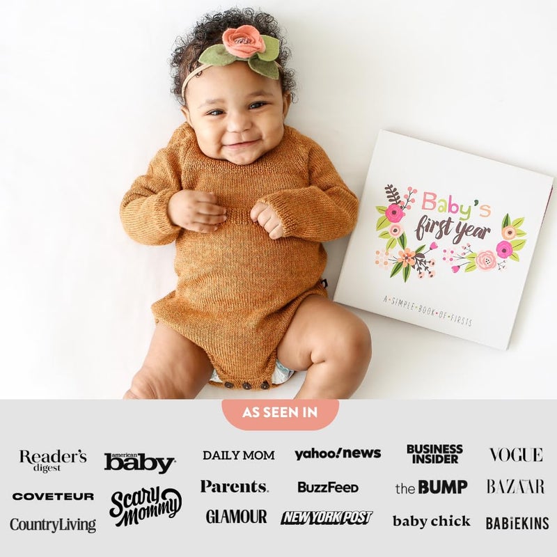 Lucy Darling Little Artist Baby Memory Book â€“ First 5 Years Journal & Photo Album for Baby Girl, Unique Keepsake, Milestone Book, Memory Book for New Parents - Image 5