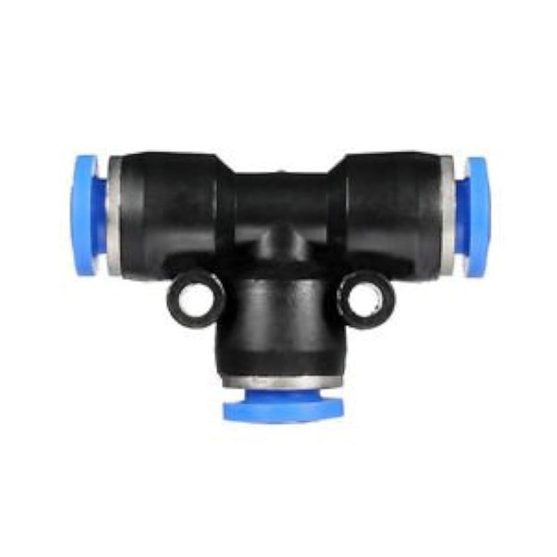 Alcoa Prime 5pcs 12mm Pneumatic Tee Connector Push In Fitting AirWaterVacuum Hose Tube - Image 2