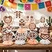 Eaasty 12 Pcs Cielito Lindo Baby Shower Party Decorations Brown Centerpieces for Table Mexican Fiesta Talavera Honeycomb Table Decor for Baby Shower Gender Reveal Party Supplies - Image 4