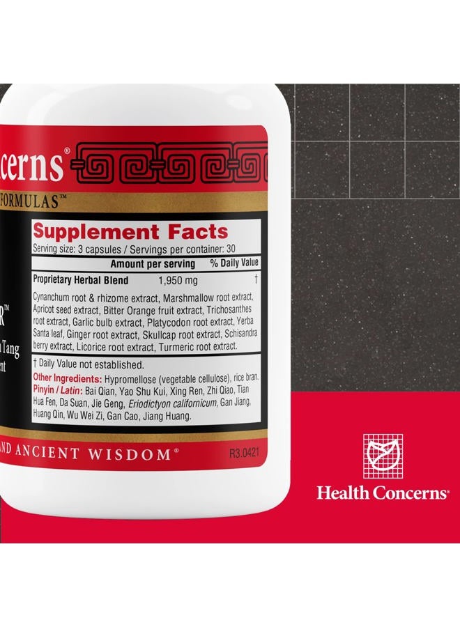 Health Concerns Clear Air - Lung Health & Respiratory Support Supplement - 90 Capsules - Image 2