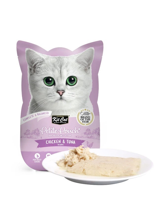 Kit Cat Petite Pouch Chicken & Tuna 70g