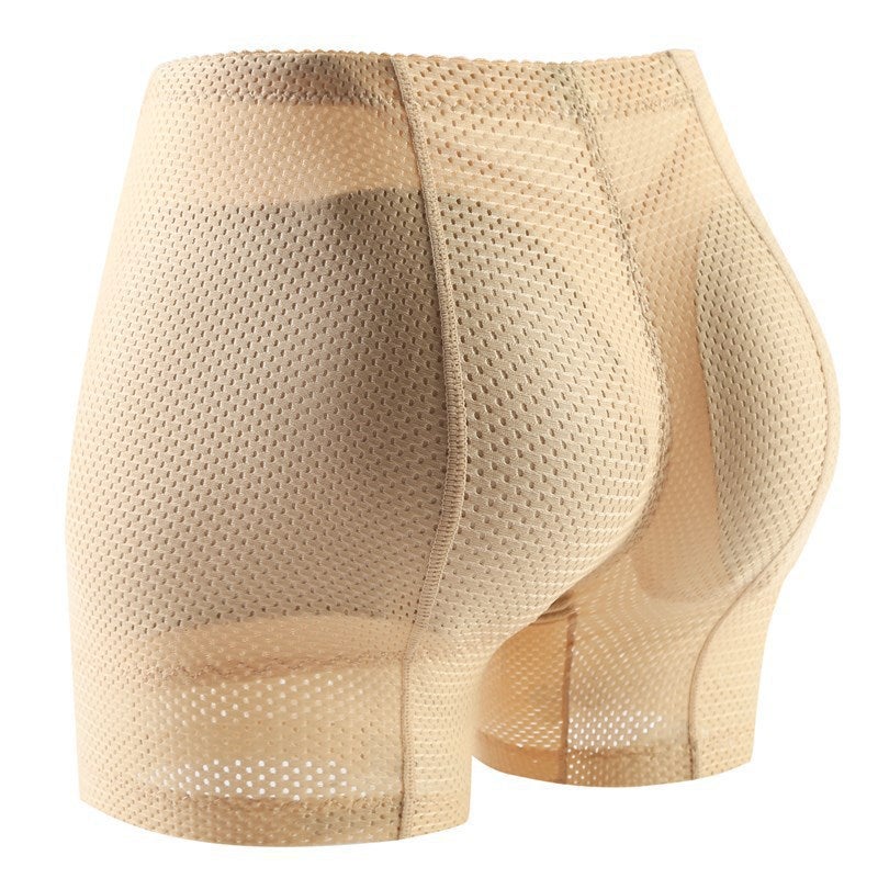 Mid-Waist Tummy Control And Butt-Lifting Panties With Removable Breathable Peach-Shaped Butt Pads, Shapewear For Body Shaping And Enhancing Buttocks - Image 1