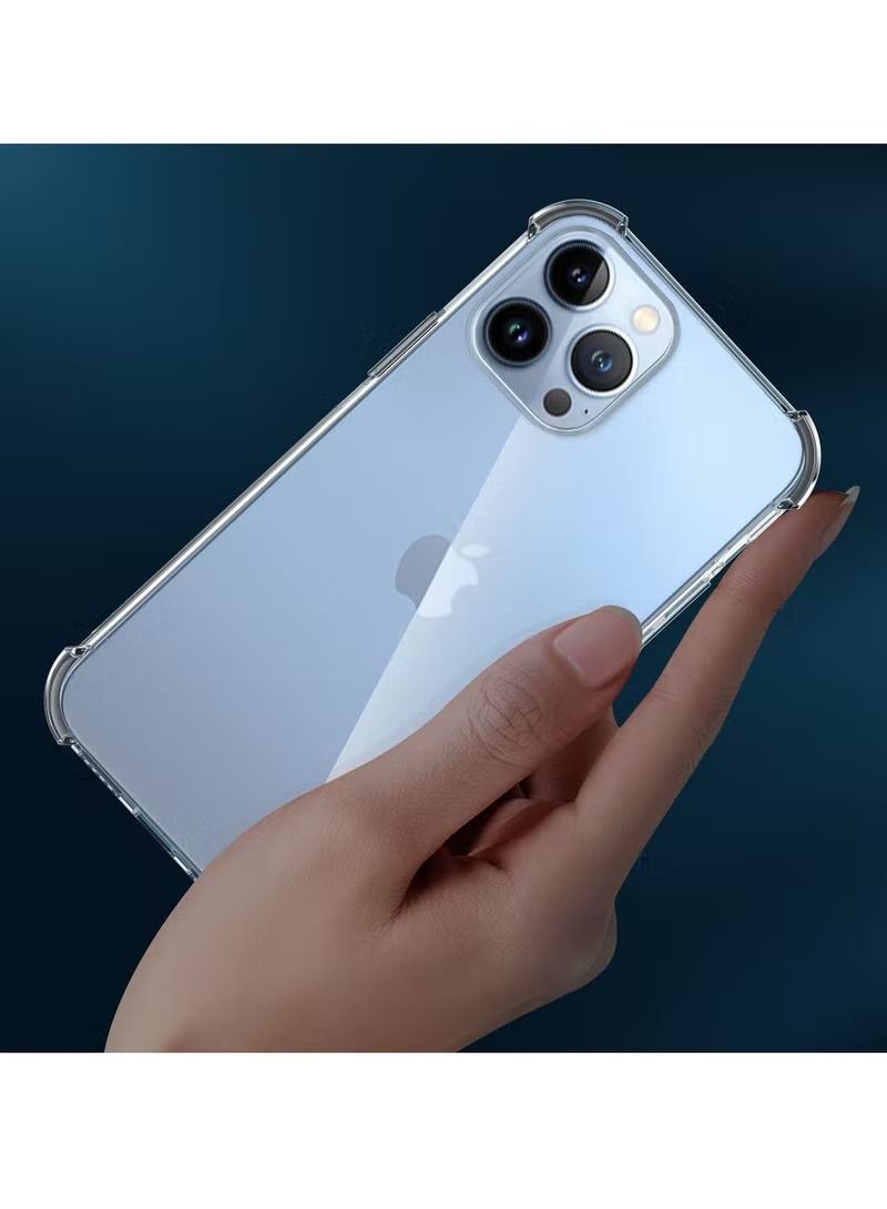 إيف جراب iPhone 14 Pro مقاس 6.1 بوصة مصنوع من مادة TPU فائقة النحافة وناعم مع 4 زوايا ممتصة للصدمات وغطاء شفاف مضاد للخدش ومضاد للسقوط لهاتف Apple iPhone 14 Pro - Image 1