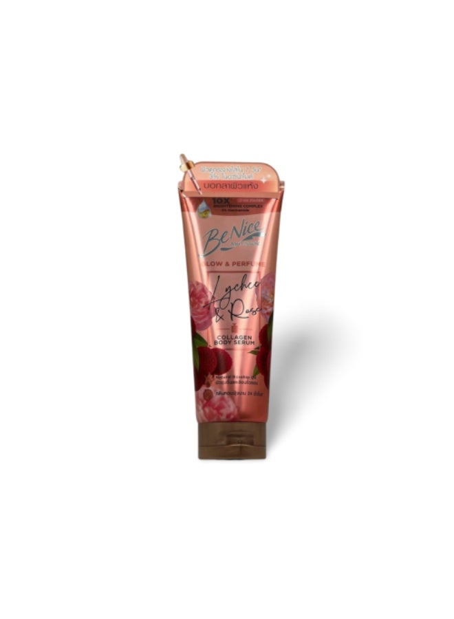 Be Nice Glow & Perfume Collagen Body Serum with Lychee and Rose