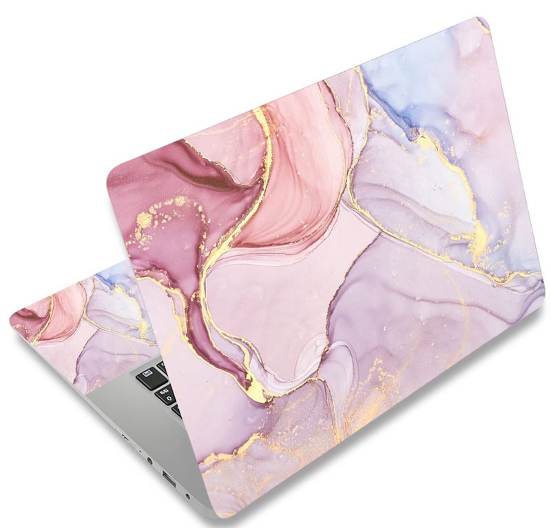 AORTDES Laptop Skin Sticker Decal 15-15.6 Inches, Universal Reusable Vinyl Sticker for 12.1 13 13.3 14 15.4 Inches Netbook/Notebook PC, Waterproof & Scratch-Resistant (Colorful Marble) - Image 1