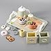 Pithfor Wooden Tea Party Set for Little Girls Play Tea Set for Kids Toddlers Pretend Play Kitchen Toy Gift for 1 2 3 4 5 Years Old - Image 3