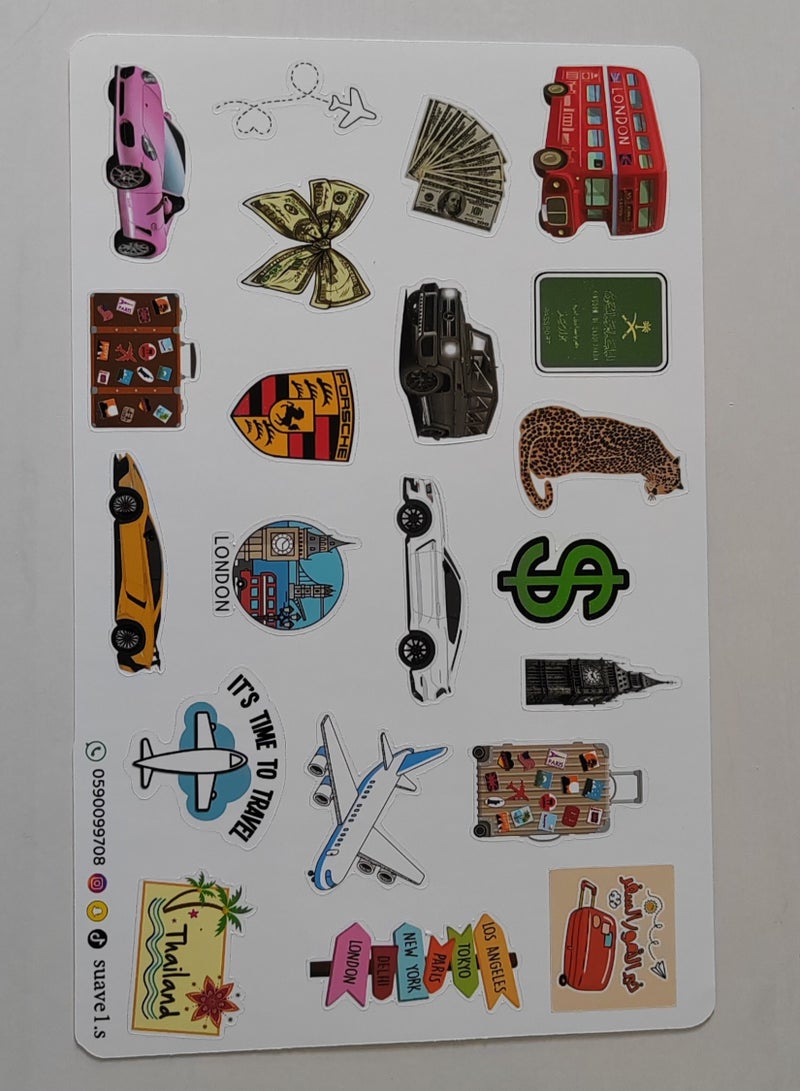 ملصقات سواڤ ملصقات السفر - Image 2