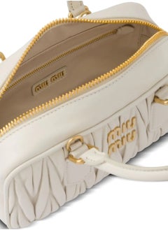 Miu Miu Small Arcadie Top Handle Bag in Matelassé Nappa Leather Crossbody Shoulder  - Image 3