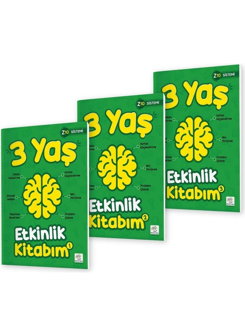 Yükselen Zeka Rising Intelligence 3 Year Old Activity Book Set  - Image 1