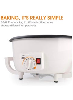 Generic Coffee Roaster Electric Coffee Bean Roaster Machine, 2 in 1 Electric Coffee Roaster and Popcorn Maker –  Roasting Machine with Timer & Temperature Control,1500g Capacity for Fresh Coffee Beans & Popcorn  - Image 4