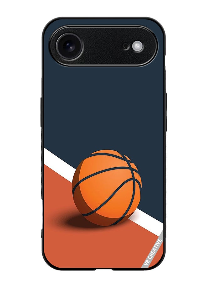 غطاء حماية لجهاز آبل آيفون 17 بتصميم كرة السلة متعدد الألوان