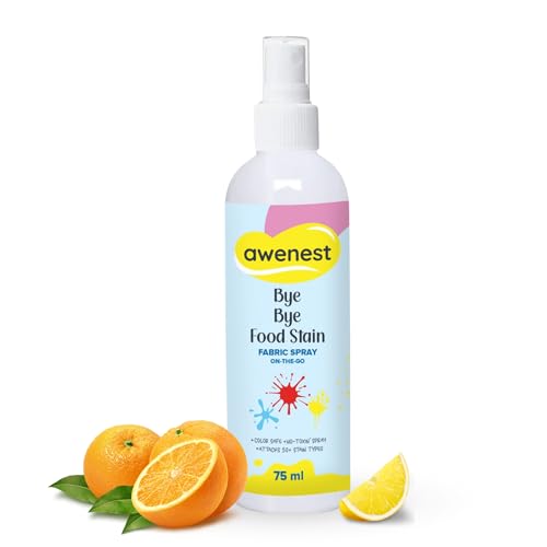 awenest Instant Fabric Stain Remover Spray | Bye Bye Food Stain | Removes 50+ Stains | Toxin-Free | Eco-friendly & Plant-Based | 75ml – Perfect for Clothes, Sofas, Car Seats & More - Image 1
