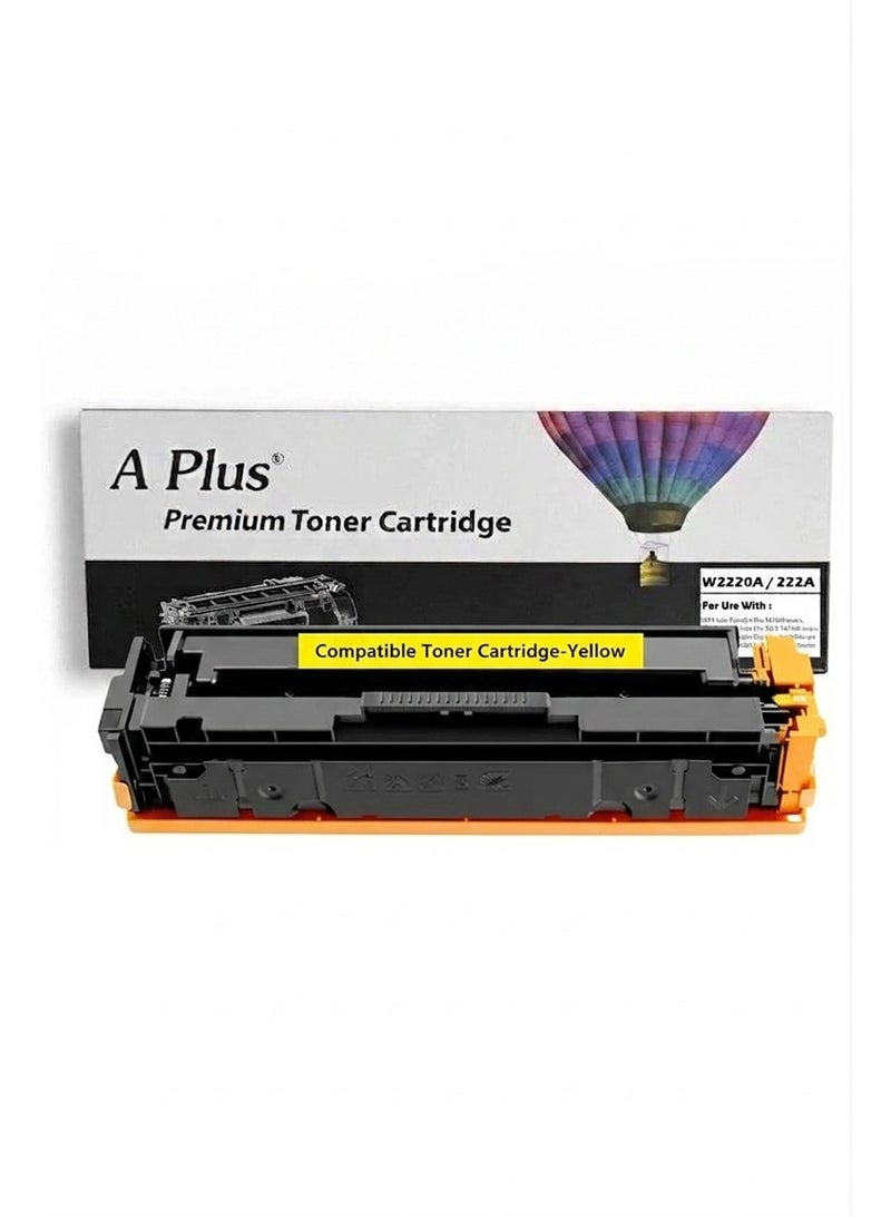 A PLUS APlus 222A W2222A Yellow Compatible Blue Toner Cartridge Set for HP Color LaserJet Pro M3203, M3303, M3288, M3388 Series - Image 1