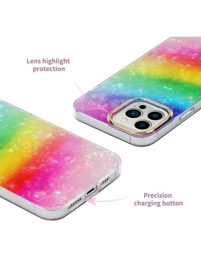 Zaboon Case For iPhone 12 / 12 Pro Electroplating Shell Texture Phone Case - Image 4