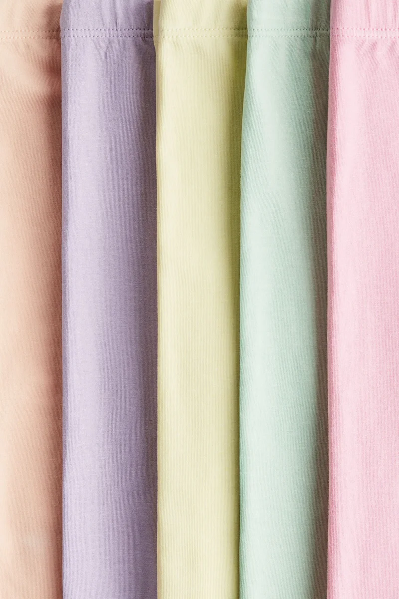 H&M 5-pack cotton leggings
