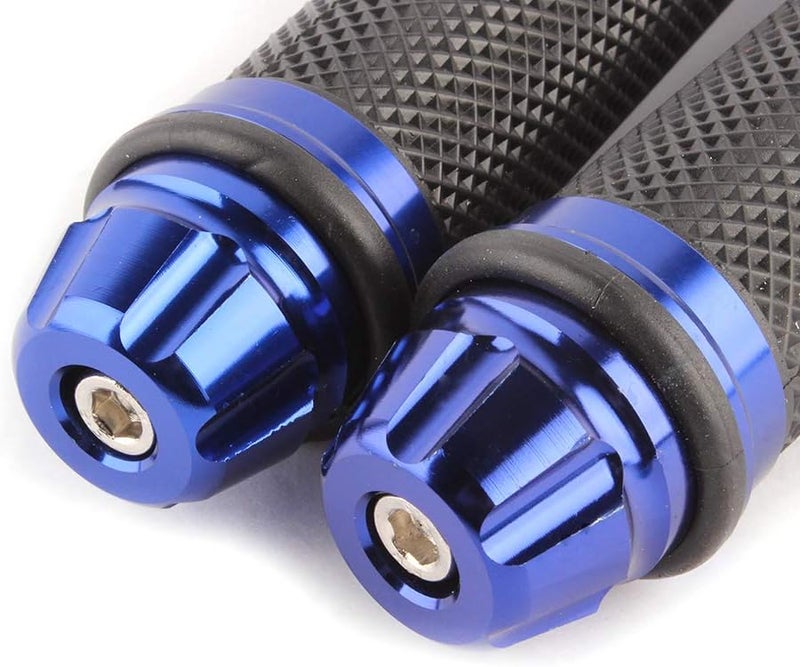 MISS MOLY 7/8" Motorcycle Hand Grips with Bar End Cap - Image 5
