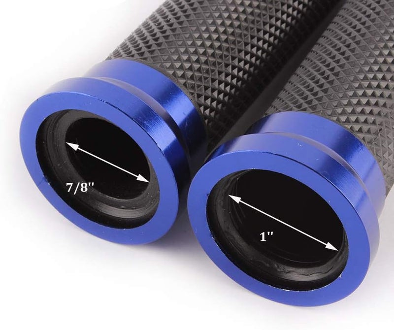 MISS MOLY 7/8" Motorcycle Hand Grips with Bar End Cap - Image 4