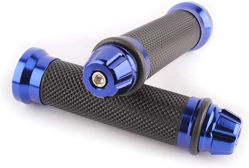 MISS MOLY 7/8" Motorcycle Hand Grips with Bar End Cap - Image 2