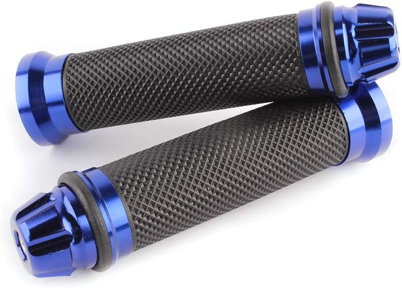 MISS MOLY 7/8" Motorcycle Hand Grips with Bar End Cap - Image 3
