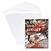 Miraclekoo 200Pcs 412 x 612 Inch Resealable Cello Cellophane BagsThick Clear Plastic Sleeves Fit A4 Envelope 4X6 Cards Toploaders Prints Photos Treats Cookie Candy - Image 1