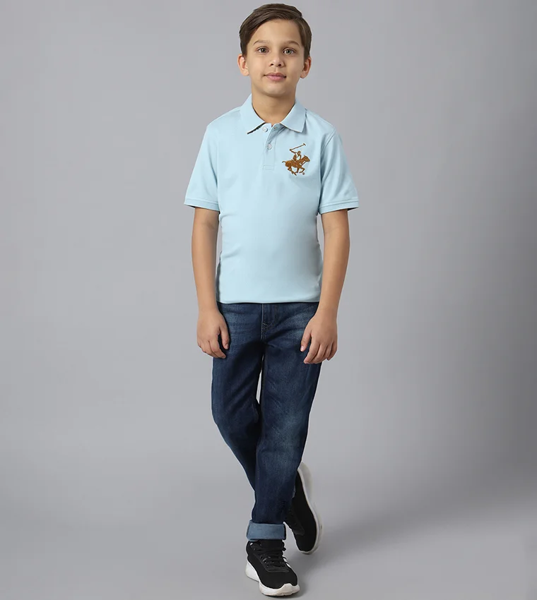 بيفرلي هيلز بولو كلوب تيشيرت بولو سادة