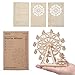 Prextex Ferris Wheel 3D Puzzle Wooden 115 Precision Pieces Sturdy Wood No Glue Needed for Assembly Fun Educational for Ages 8 Ideal for Hobbyists Collectors Decor Gifts - Image 3
