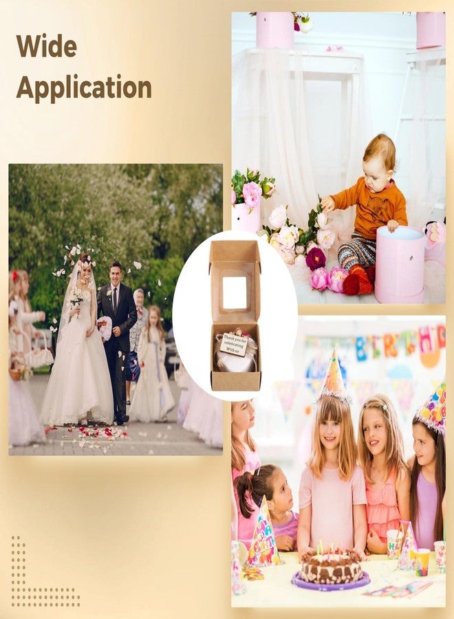 Homaisson Baby Shower Soap Favors Pack of 12, Baptism Favors, Bridal Shower Party Favors For Guests, Includes Thank You Tag & Dried Rose Bouquet, Packaged In Brown Kraft Box With Twine - Image 5