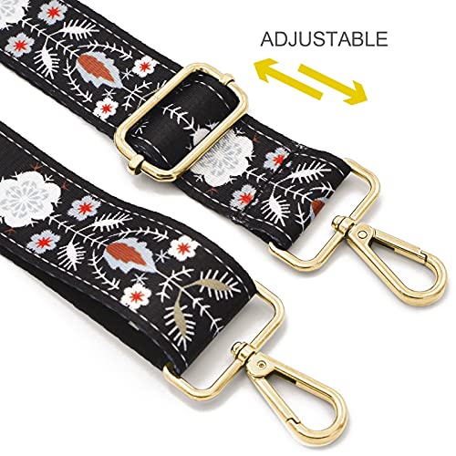 ROYGBCP Replacement Purse Strap Crossbody Handbag Stripe Wide Guitar Style Multicolor - Image 5