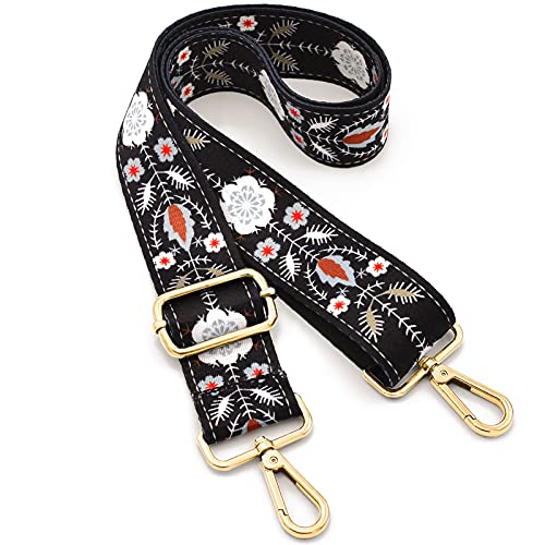 ROYGBCP Replacement Purse Strap Crossbody Handbag Stripe Wide Guitar Style Multicolor - Image 1