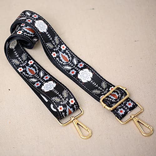ROYGBCP Replacement Purse Strap Crossbody Handbag Stripe Wide Guitar Style Multicolor - Image 4