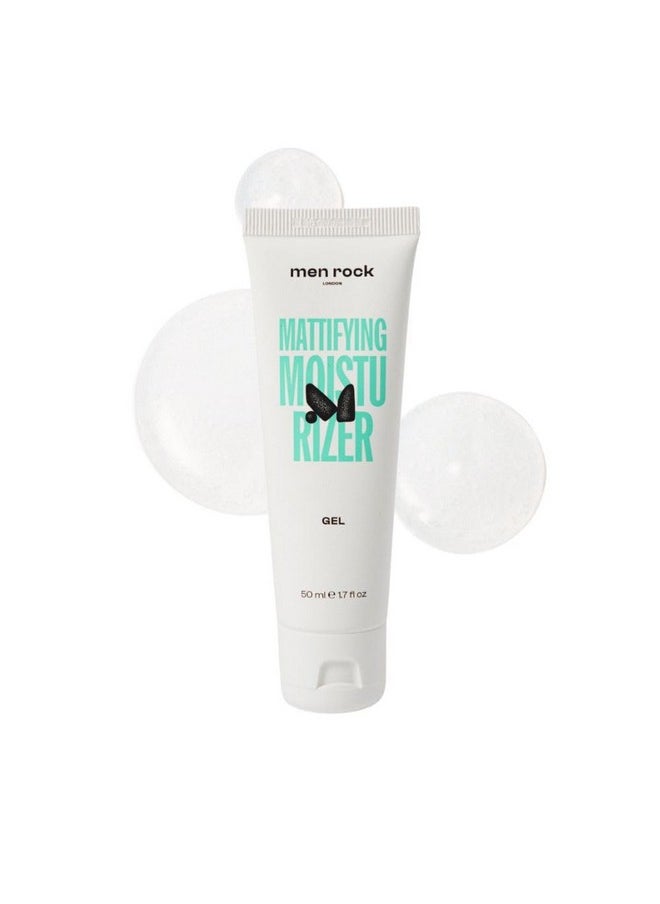 Men Rock - Men Rock Mattifying Gel Moisturizer for Men - 1.7 oz Moisturizer - Image 1
