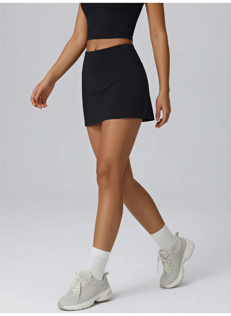CORRE Active Wear Charm Padel Skirt - Black