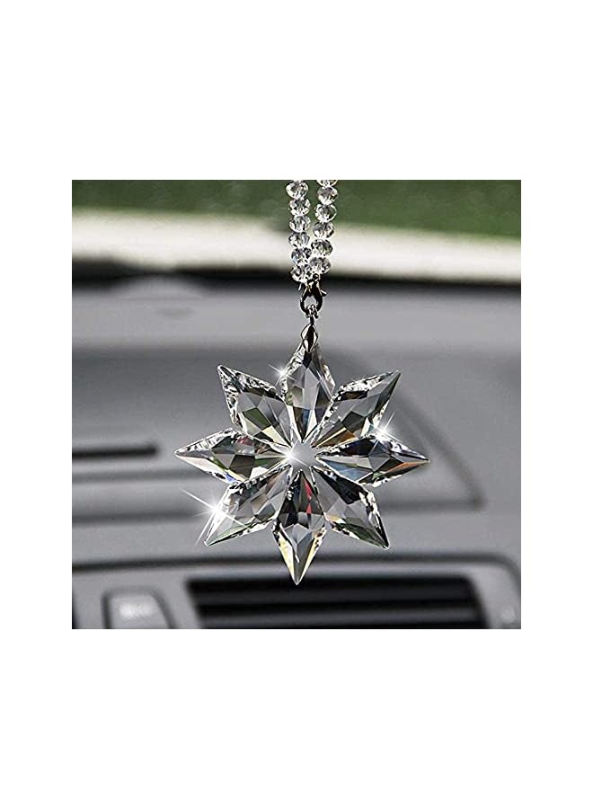 The Bros معلق مرآة كريستال ثلجية خلفية للسيارة - Image 3