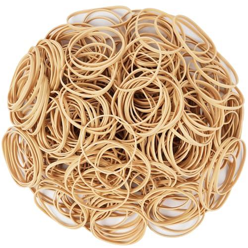 HSNOHSN Rubber Bands Size#32 (3” x 1/8”) Elastics Band 220pcs Beige Rubber Bands for Office Supplies Home School - Image 3
