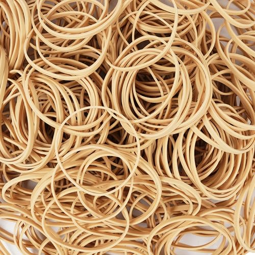 HSNOHSN Rubber Bands Size#32 (3” x 1/8”) Elastics Band 220pcs Beige Rubber Bands for Office Supplies Home School - Image 5