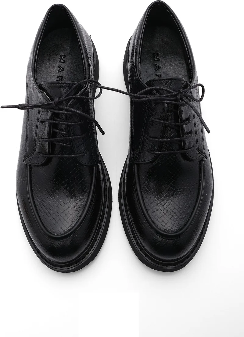 مارجين Women's Oxford Shoes Lace-up Masculine Casual Shoes Nesan