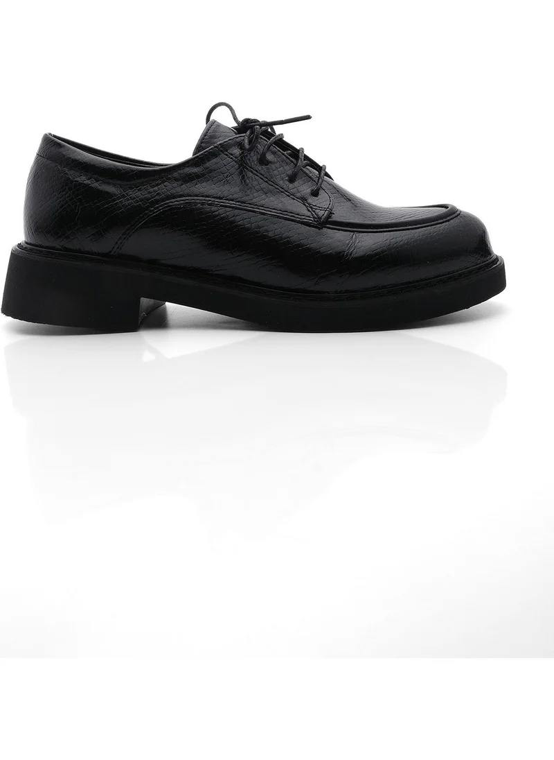 مارجين Women's Oxford Shoes Lace-up Masculine Casual Shoes Nesan