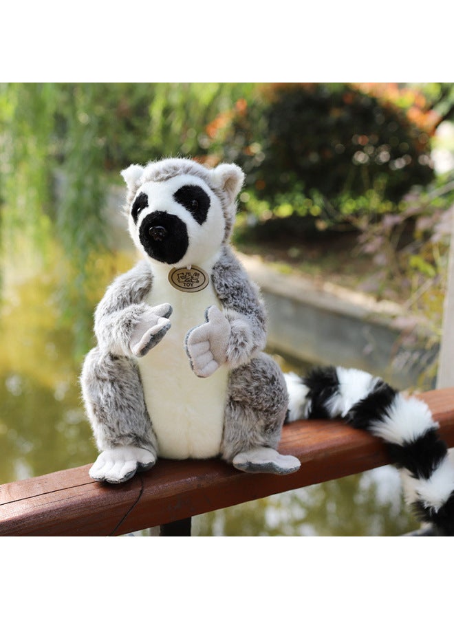 Direct Overseas Doll Lemur Doll Plush Toy Real Fox Doll Monkey Send Children Holiday Gifts-Specifications:30cm (0.28kg)-Color:Fox Monkey Doll-long Arm Style - Image 3