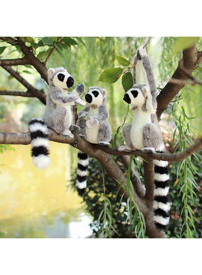 Direct Overseas Doll Lemur Doll Plush Toy Real Fox Doll Monkey Send Children Holiday Gifts-Specifications:30cm (0.28kg)-Color:Fox Monkey Doll-long Arm Style - Image 4