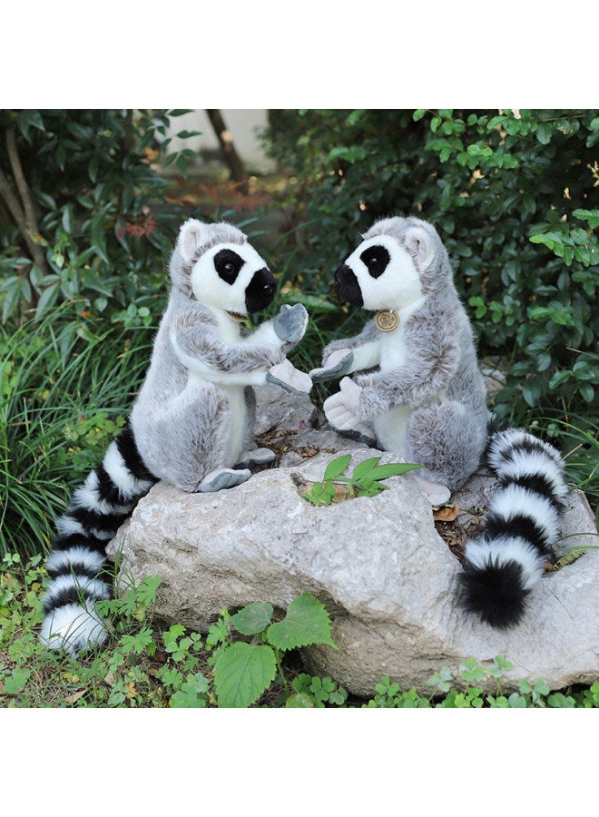 Direct Overseas Doll Lemur Doll Plush Toy Real Fox Doll Monkey Send Children Holiday Gifts-Specifications:30cm (0.28kg)-Color:Fox Monkey Doll-long Arm Style - Image 5