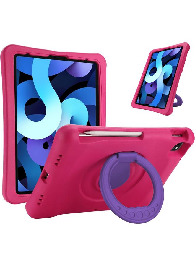 Procases Kids Case For Ipad Air 10.9'' 5Th Gen 2022 4Th Gen 2020 Ipad Pro 11 2020 2018 Shockproof Rotate Handle Fold Stand Lightweight Kids Friendly Case –Magenta - Image 1