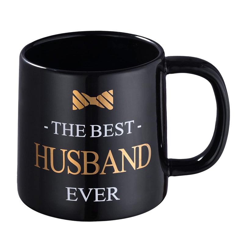 Miicol Funny Coffee Mug 16 oz Large Ceramic Tea Mug Gift Idea for Men Husband Cute Office Coffee Cup Flat Bottom Black Tea Cup Unique Gift for Birthday Christmas