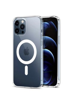 iPhone 12 Pro Max Absorption MagSafe/Wireless Charging Glass Case Cover Clear