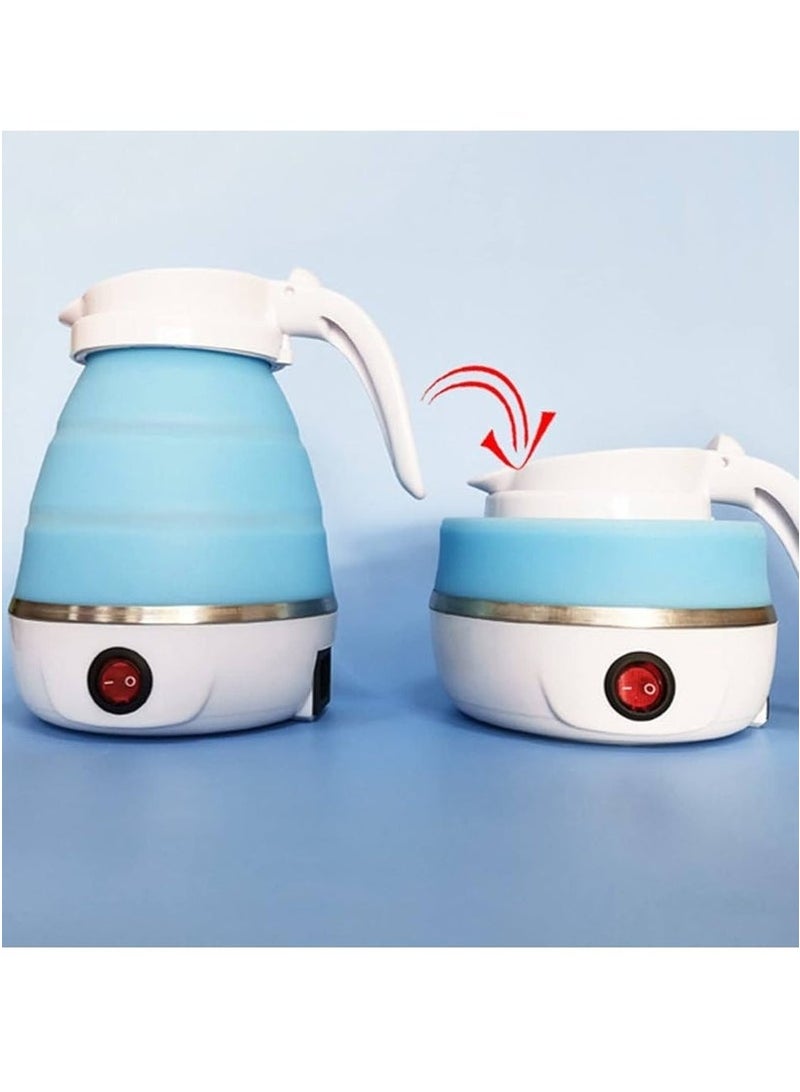 دينكس Portable Foldable Electric Kettle – 500W Travel Kettle with Collapsible Food-Grade Silicone Body, Fast Boil, Compact & Lightweight, Ideal for Camping, Office & Hotel – DX1768 - Image 3