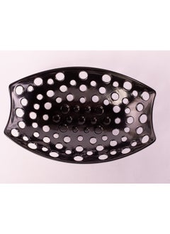 Bright Designs Melamine Fruit Basket 
Set of 1 (L 33cm W 22cm H 9cm) Black  - Image 2