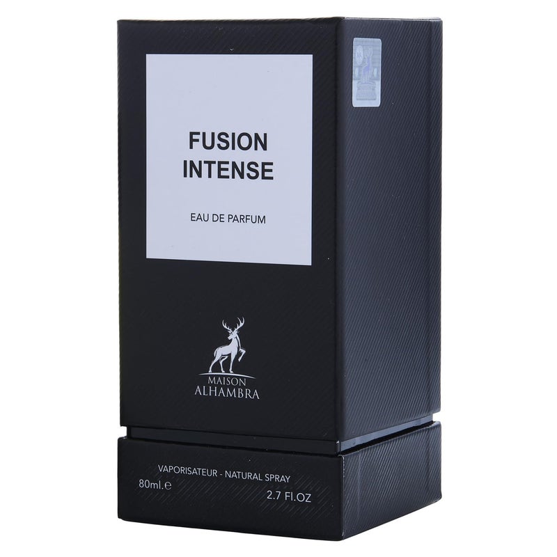 Maison Alhambra Fusion Intense â€“ Aromatic, Sweet, Woody, Leather â€“ Eau de Parfum Spray Long-Lasting Fragrance for Unisex, 2.7 Ounce / 80 ml - Image 3