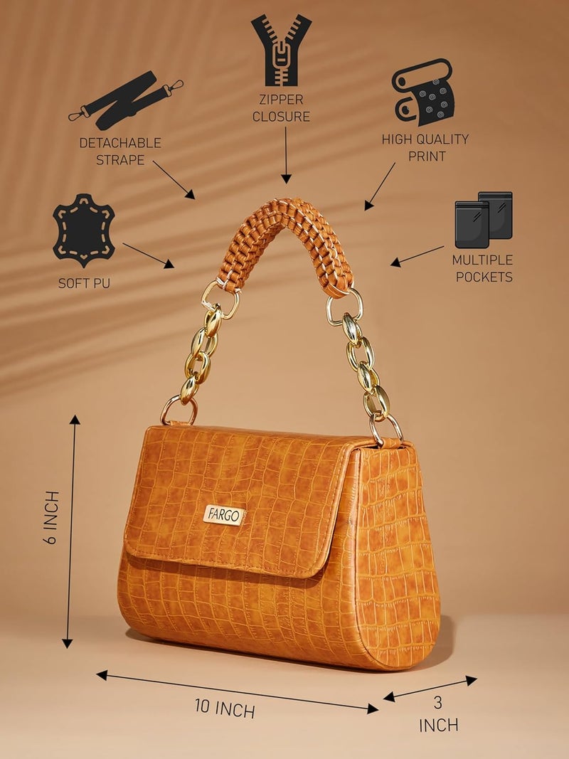 Fargo حقيبة كتف نسائية من PU للنساء - Image 4